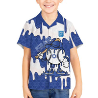 Israel 2026 Baseball Personalised Family Matching Mermaid Dress and Hawaiian Shirt Star of David Pattern Drip Style