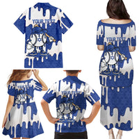 Israel 2026 Baseball Personalised Family Matching Puletasi and Hawaiian Shirt Star of David Pattern Drip Style