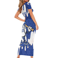 Israel 2026 Baseball Personalised Family Matching Short Sleeve Bodycon Dress and Hawaiian Shirt Star of David Pattern Drip Style