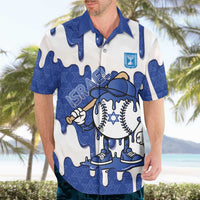 Israel 2026 Baseball Personalised Hawaiian Shirt Star of David Pattern Drip Style