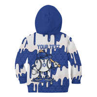 Israel 2026 Baseball Personalised Kid Hoodie Star of David Pattern Drip Style