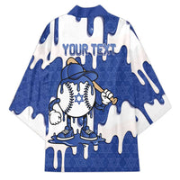 Israel 2026 Baseball Personalised Kimono Star of David Pattern Drip Style