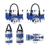 Israel 2026 Baseball Leather Bag Star of David Pattern Drip Style