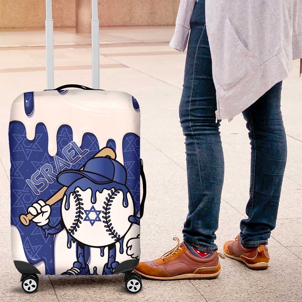 Israel 2026 Baseball Luggage Cover Star of David Pattern Drip Style