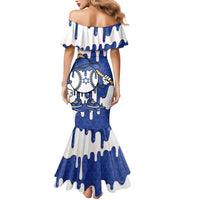 Israel 2026 Baseball Personalised Mermaid Dress Star of David Pattern Drip Style