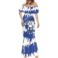 Israel 2026 Baseball Personalised Mermaid Dress Star of David Pattern Drip Style