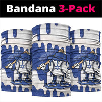 Israel 2026 Baseball Neck Gaiter Star of David Pattern Drip Style
