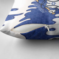 Israel 2026 Baseball Pillow Cover Star of David Pattern Drip Style