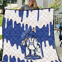 Israel 2026 Baseball Quilt Star of David Pattern Drip Style