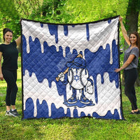 Israel 2026 Baseball Quilt Star of David Pattern Drip Style