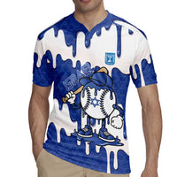Israel 2026 Baseball Personalised Rugby Jersey Star of David Pattern Drip Style