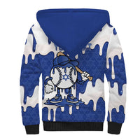 Israel 2026 Baseball Personalised Sherpa Hoodie Star of David Pattern Drip Style