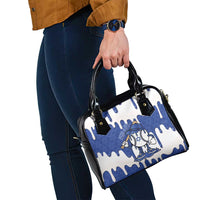 Israel 2026 Baseball Shoulder Handbag Star of David Pattern Drip Style