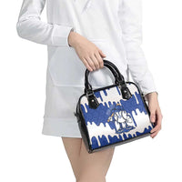 Israel 2026 Baseball Shoulder Handbag Star of David Pattern Drip Style