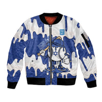 Israel 2026 Baseball Personalised Sleeve Zip Bomber Jacket Star of David Pattern Drip Style
