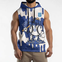 Israel 2026 Baseball Personalised Sleeveless Hoodie Star of David Pattern Drip Style