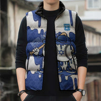 Israel 2026 Baseball Personalised Sleeveless Puffer Jacket Star of David Pattern Drip Style