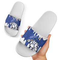 Israel 2026 Baseball Slide Sandals Star of David Pattern Drip Style