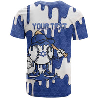 Israel 2026 Baseball Personalised T Shirt Star of David Pattern Drip Style