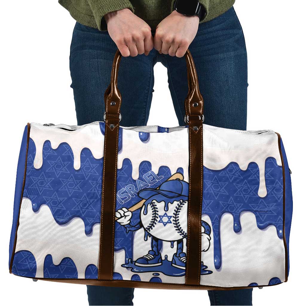Israel 2026 Baseball Travel Bag Star of David Pattern Drip Style