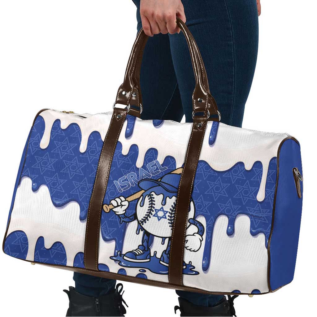 Israel 2026 Baseball Travel Bag Star of David Pattern Drip Style