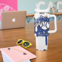 Israel 2026 Baseball Personalised Tumbler With Handle Star of David Pattern Drip Style