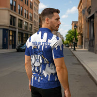 Israel 2026 Baseball Personalised Zipper Polo Shirt Star of David Pattern Drip Style