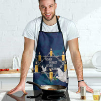 Personalised Israel Holocaust Remembrance Day Apron Yom HaShoah Never Forget Never Again