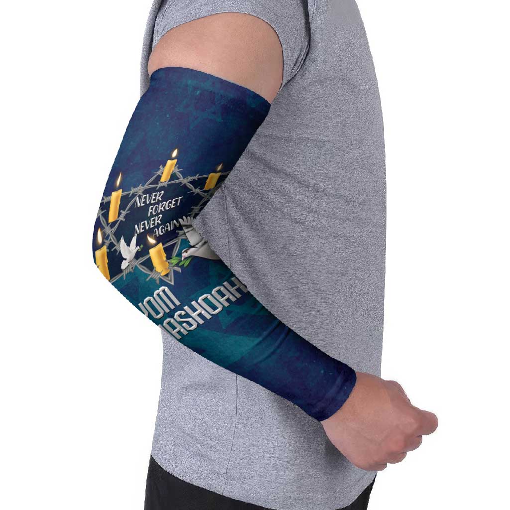 Personalised Israel Holocaust Remembrance Day Arm Sleeves Yom HaShoah Never Forget Never Again
