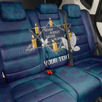 Personalised Israel Holocaust Remembrance Day Back Car Seat Cover Yom HaShoah Never Forget Never Again