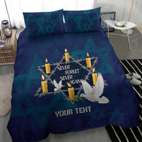 Personalised Israel Holocaust Remembrance Day Bedding Set Yom HaShoah Never Forget Never Again