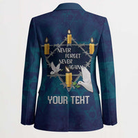 Personalised Israel Holocaust Remembrance Day Blazer Yom HaShoah Never Forget Never Again