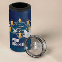 Personalised Israel Holocaust Remembrance Day 4 in 1 Can Cooler Tumbler Yom HaShoah Never Forget Never Again