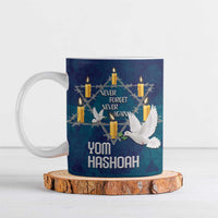 Personalised Israel Holocaust Remembrance Day Ceramic Mug Yom HaShoah Never Forget Never Again