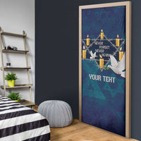 Personalised Israel Holocaust Remembrance Day Door Cover Yom HaShoah Never Forget Never Again