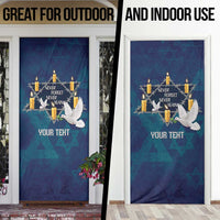 Personalised Israel Holocaust Remembrance Day Door Cover Yom HaShoah Never Forget Never Again