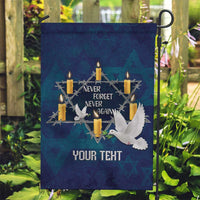 Personalised Israel Holocaust Remembrance Day Garden Flag Yom HaShoah Never Forget Never Again