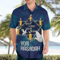 Personalised Israel Holocaust Remembrance Day Hawaiian Shirt Yom HaShoah Never Forget Never Again