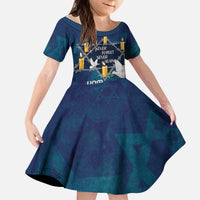 Personalised Israel Holocaust Remembrance Day Kid Short Sleeve Dress Yom HaShoah Never Forget Never Again