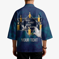 Personalised Israel Holocaust Remembrance Day Kimono Yom HaShoah Never Forget Never Again
