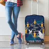 Personalised Israel Holocaust Remembrance Day Luggage Cover Yom HaShoah Never Forget Never Again