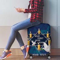 Personalised Israel Holocaust Remembrance Day Luggage Cover Yom HaShoah Never Forget Never Again