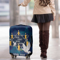 Personalised Israel Holocaust Remembrance Day Luggage Cover Yom HaShoah Never Forget Never Again