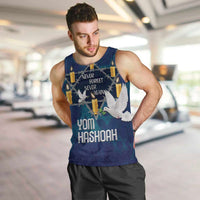 Personalised Israel Holocaust Remembrance Day Men Tank Top Yom HaShoah Never Forget Never Again