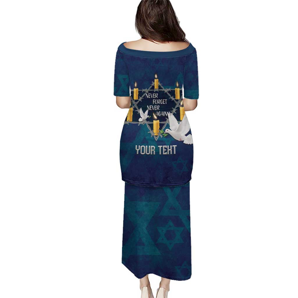 Personalised Israel Holocaust Remembrance Day Puletasi Yom HaShoah Never Forget Never Again