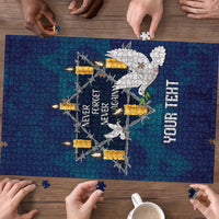 Personalised Israel Holocaust Remembrance Day Puzzle Yom HaShoah Never Forget Never Again