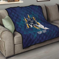 Personalised Israel Holocaust Remembrance Day Quilt Yom HaShoah Never Forget Never Again
