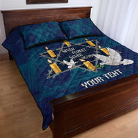 Personalised Israel Holocaust Remembrance Day Quilt Bed Set Yom HaShoah Never Forget Never Again