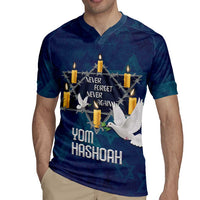Personalised Israel Holocaust Remembrance Day Rugby Jersey Yom HaShoah Never Forget Never Again