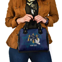 Personalised Israel Holocaust Remembrance Day Shoulder Handbag Yom HaShoah Never Forget Never Again